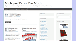 Desktop Screenshot of michigantaxes.com
